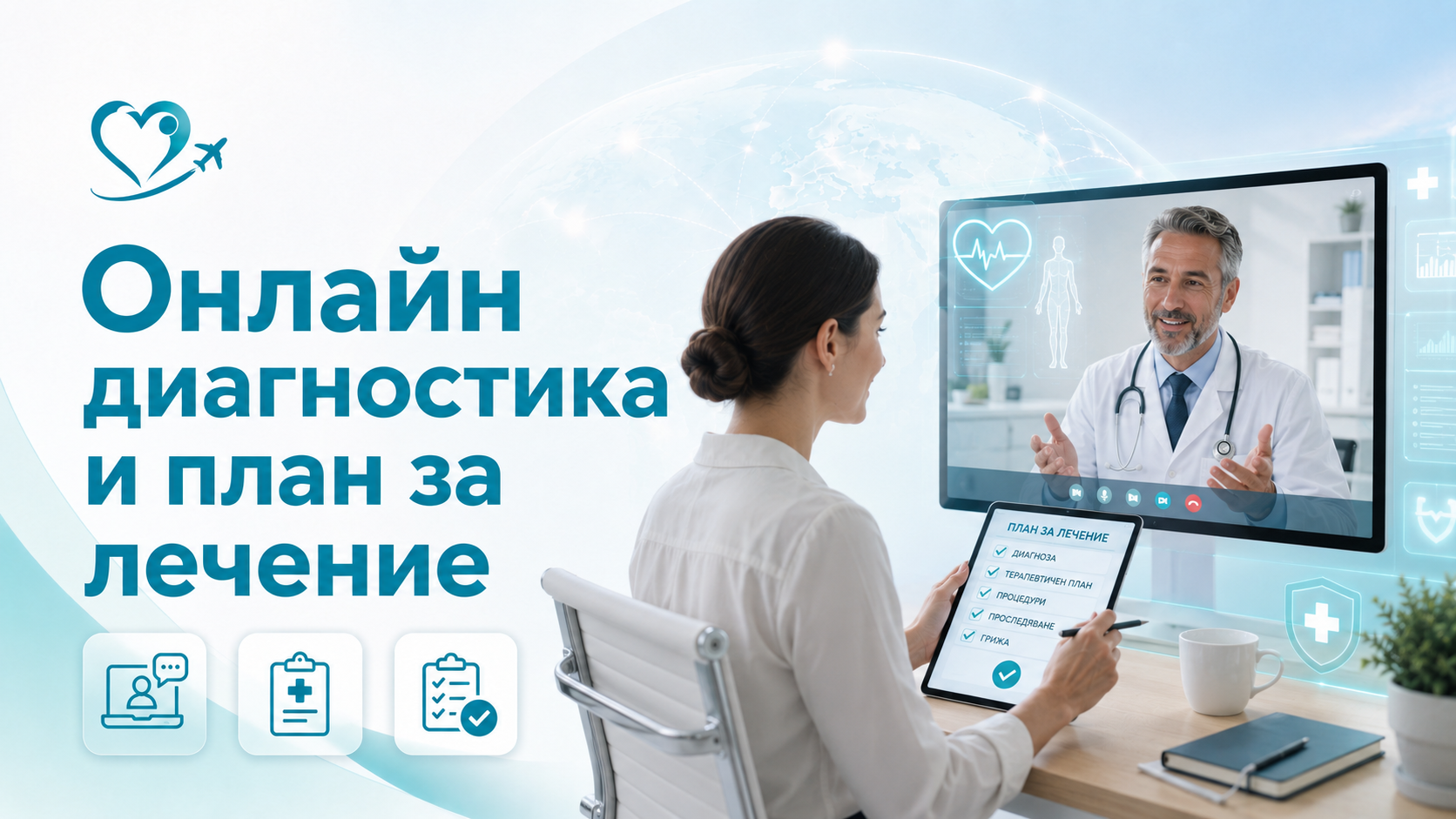 Услуга за онлайн диагностика и план за лечение